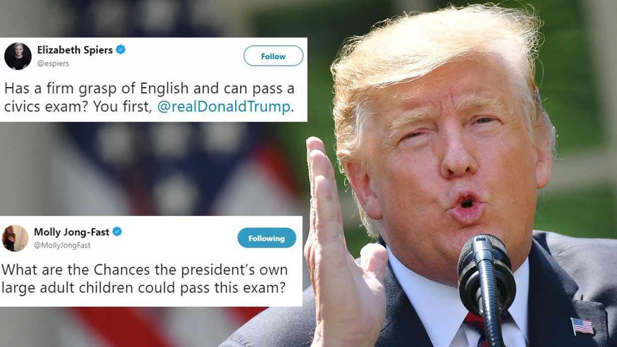 Trump wants new immigrants to the US to learn English and everyone is making the same joke