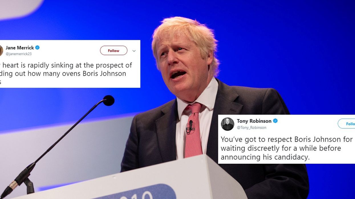 11 of the funniest reactions to Boris Johnson's Tory leadership bid announcement