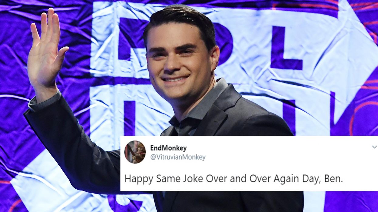 People are mocking right-wing pundit Ben Shapiro for telling the same Mother’s Day joke every year