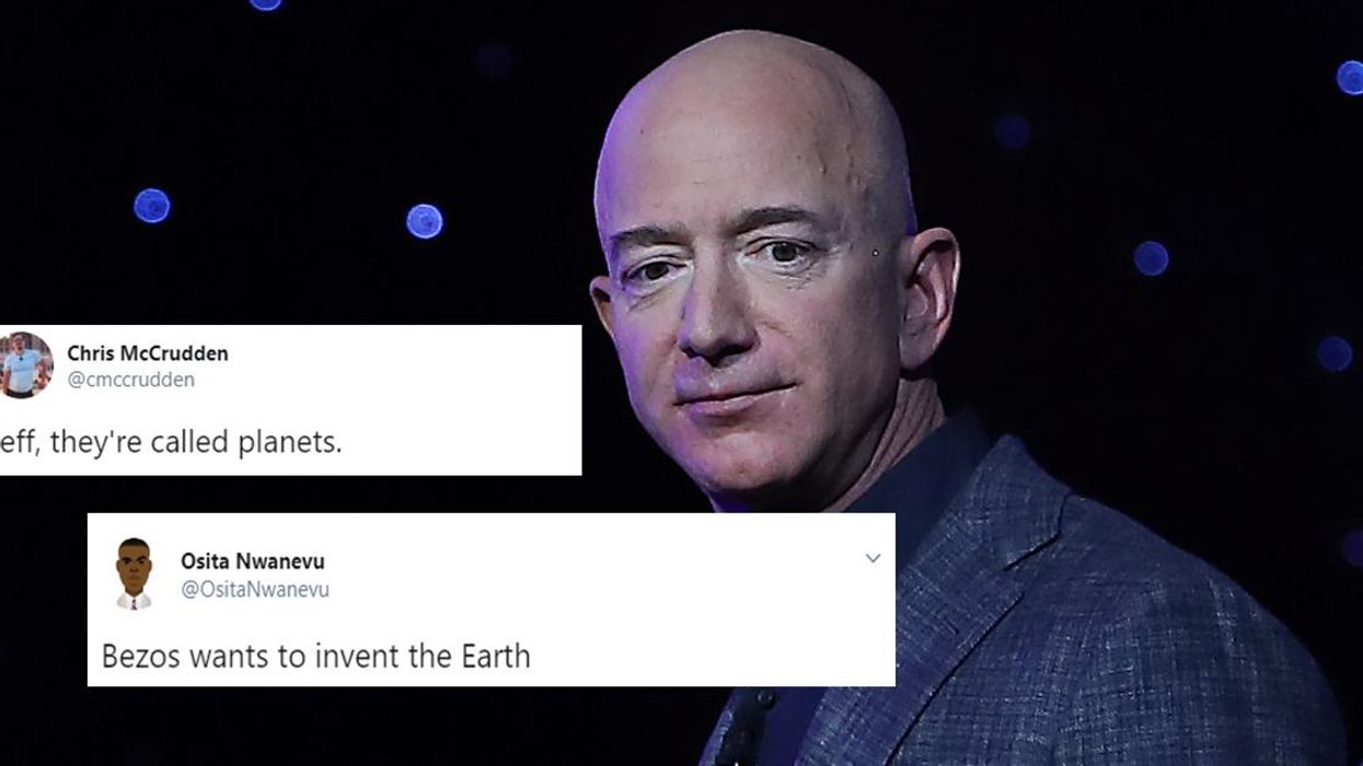Jeff Bezos suggested ‘building enormous, rotating habitats in space’ and everyone made the same joke