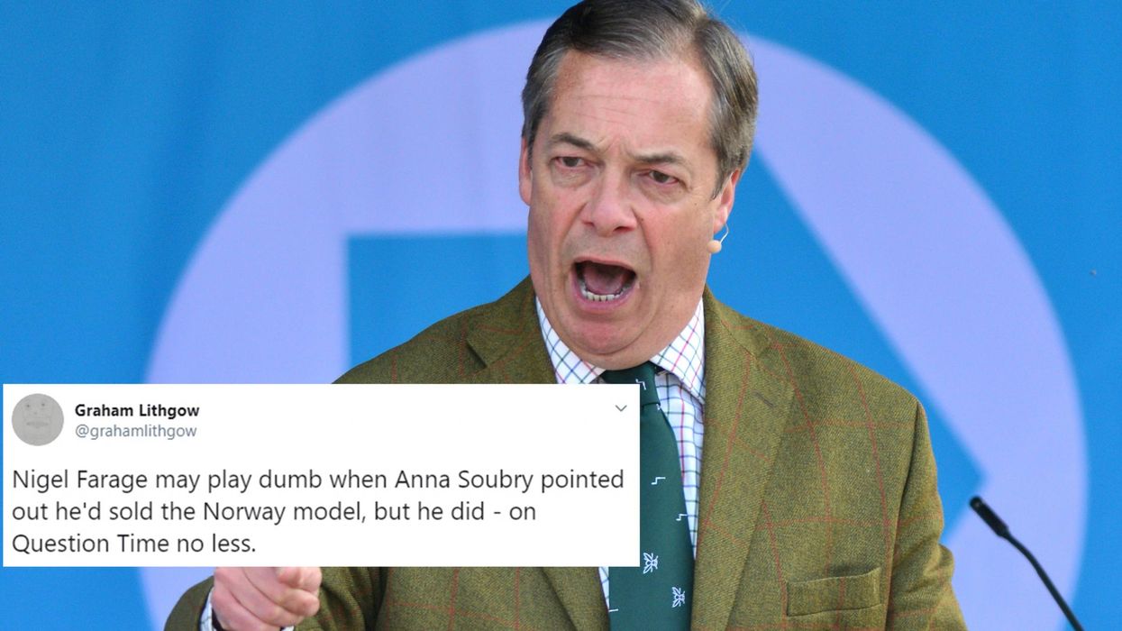 Nigel Farage claims a no-deal Brexit is the only way out of the EU but there’s one problem