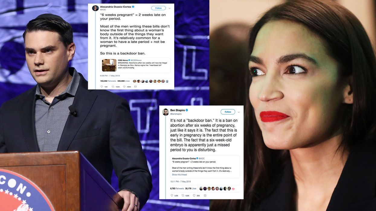Conservative commentator roasted after trying to mansplain an abortion law to Alexandria Ocasio-Cortez