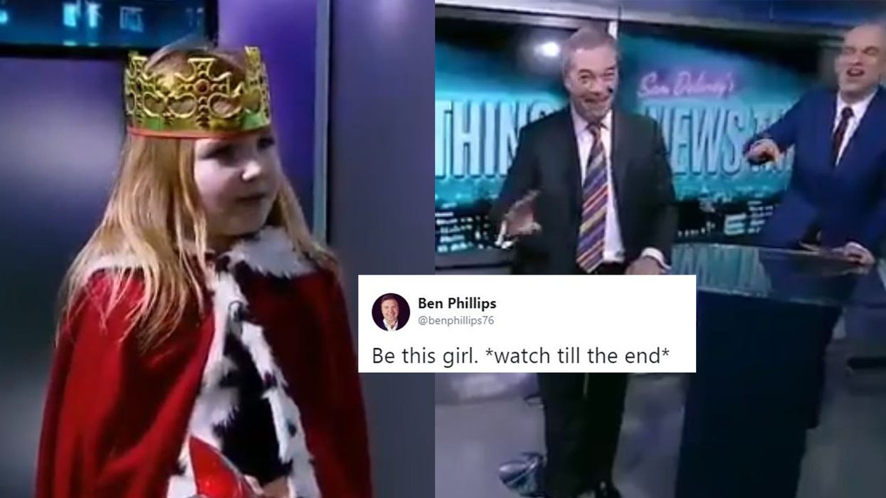 Resurfaced clip of Nigel Farage being told he 'hates foreigners' by a child goes viral again