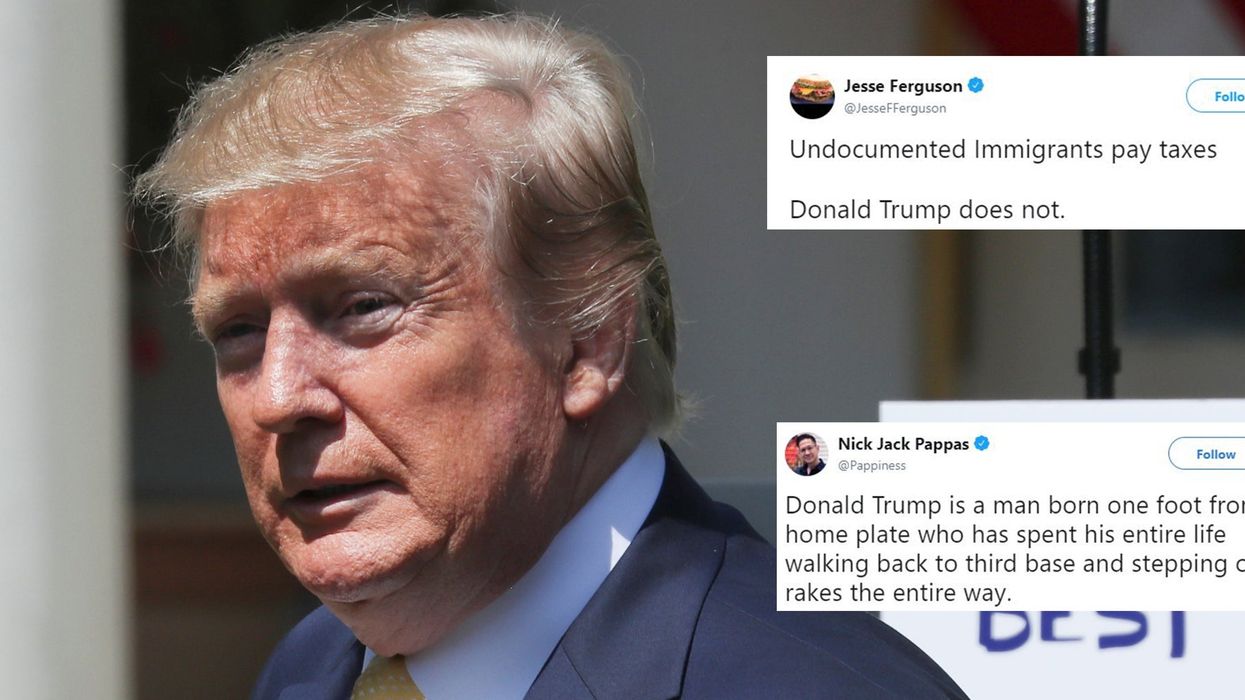 Trump's tax returns reveal his businesses 'lost more than $1bn in 10 years' and the internet is reacting accordingly