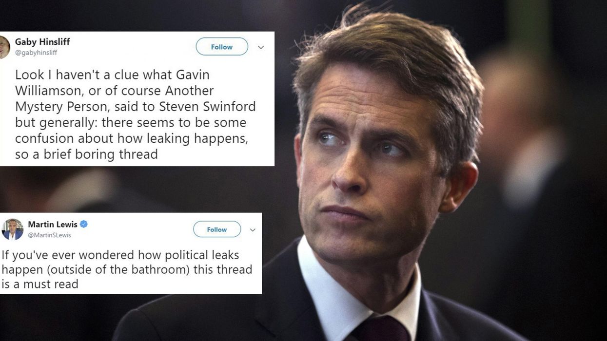 This fascinating Twitter thread explains how leaks happen in the wake of the Gavin Williamson affair