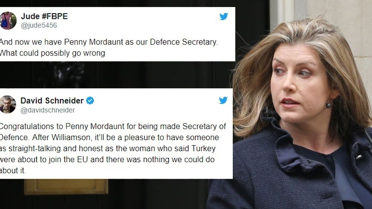 Penny Mordaunt has been appointed the first ever female defence secretary and the internet has thoughts