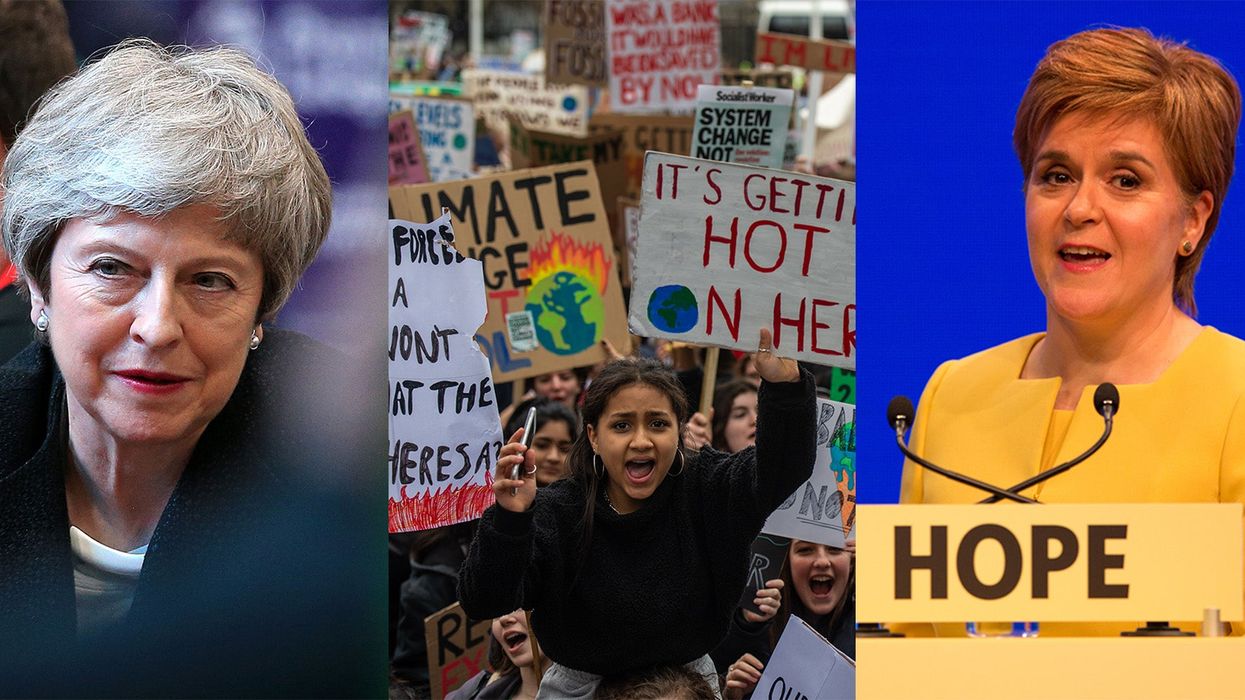 Nicola Sturgeon declared a 'climate emergency' in Scotland and everyone's looking at Theresa May