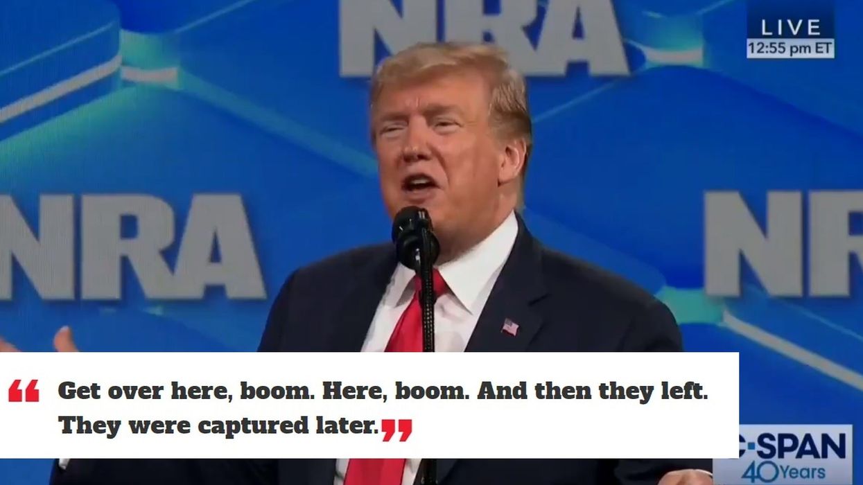 Trump again blames Paris Bataclan attack on concertgoers not having guns