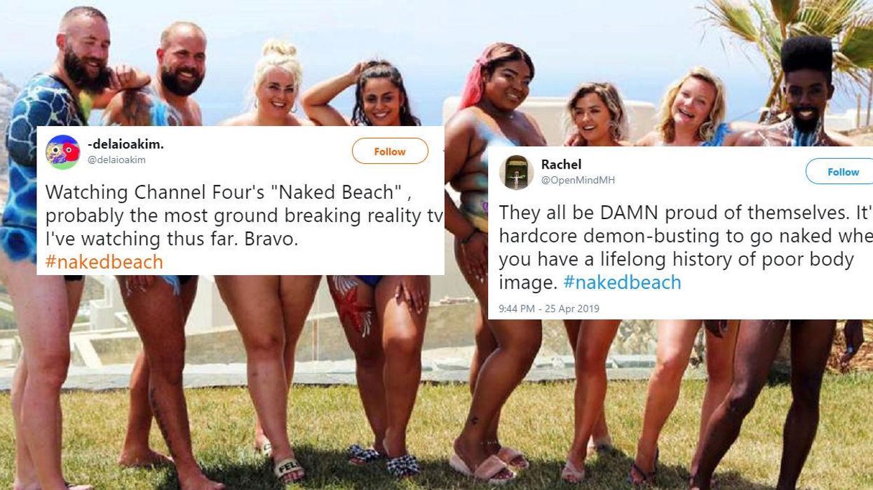 People are praising the new reality show Naked Beach for its diverse representation of bodies
