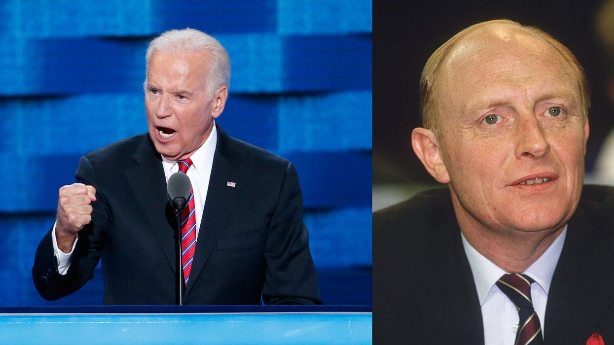 Joe Biden was once accused of plagarising a speech given by former Labour leader Neil Kinnock