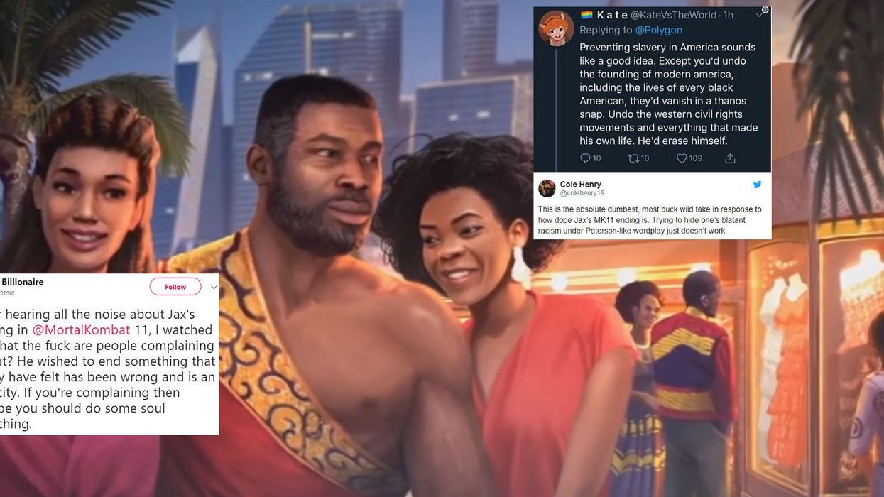 Mortal Kombat 11 character Jax ends slavery and some people are angry because it’d ‘undo the founding of modern America’