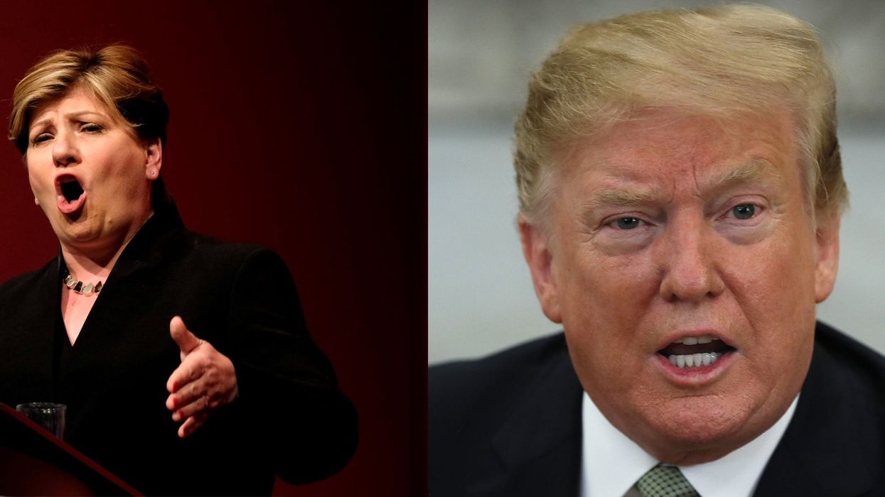 Emily Thornberry suggests that Trump should meet Greta Thunberg and David Attenborough during his UK visit