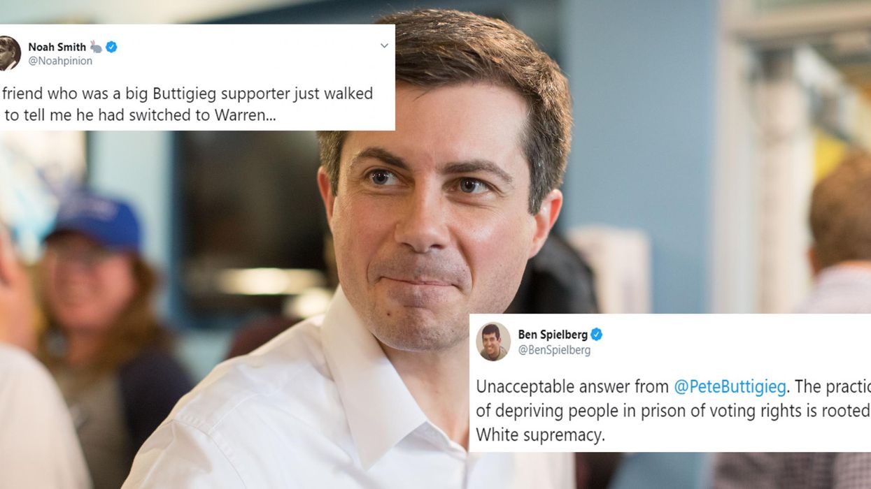 Democrat Pete Buttigieg sparks anger by saying prisoners shouldn't be allowed to vote