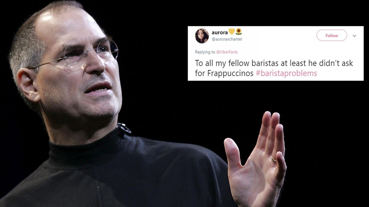 Steve Jobs prank calls Starbucks live on stage at the very first iPhone event