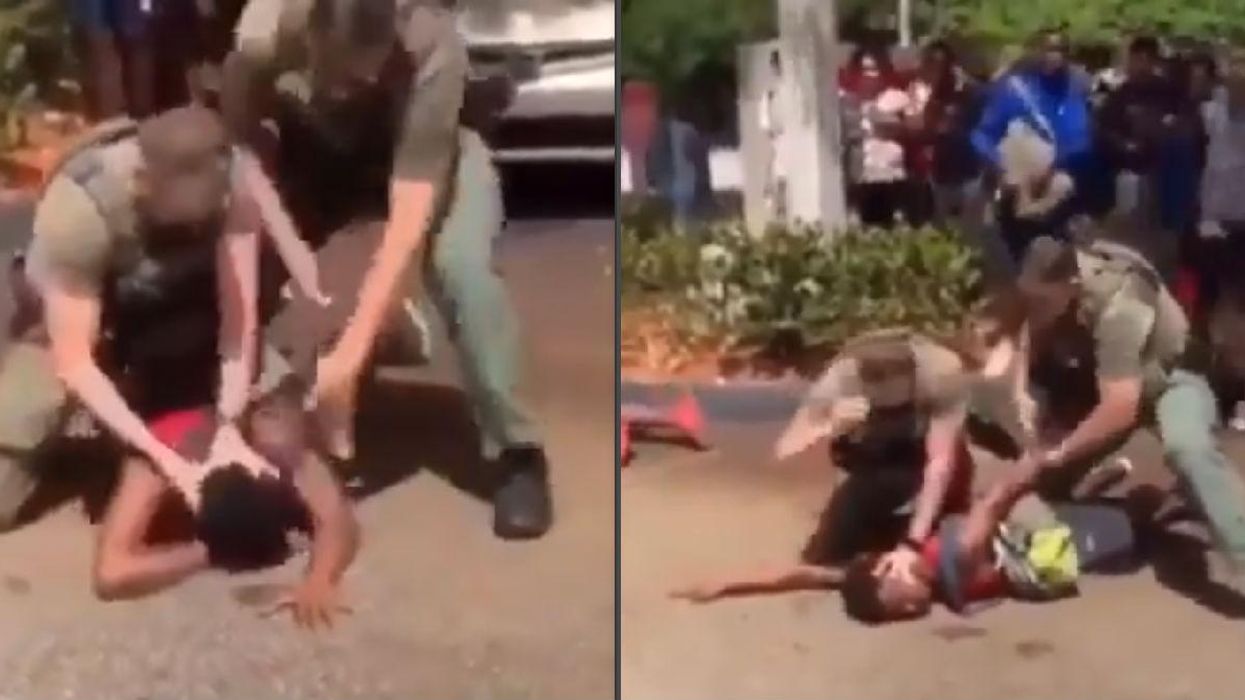 Video shows police banging black teenager’s head into the ground in Florida, launching #JusticeForLucca