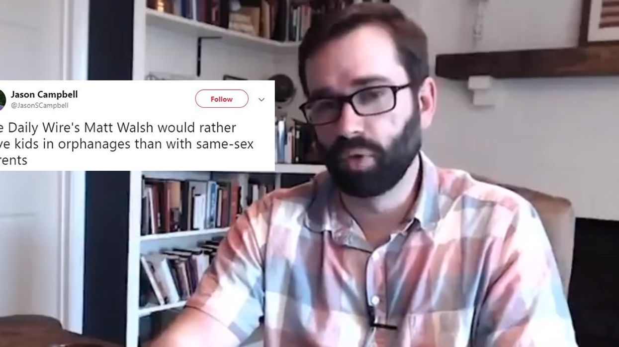 US conservative says he would rather a child remain in an orphanage than be adopted by a gay couple