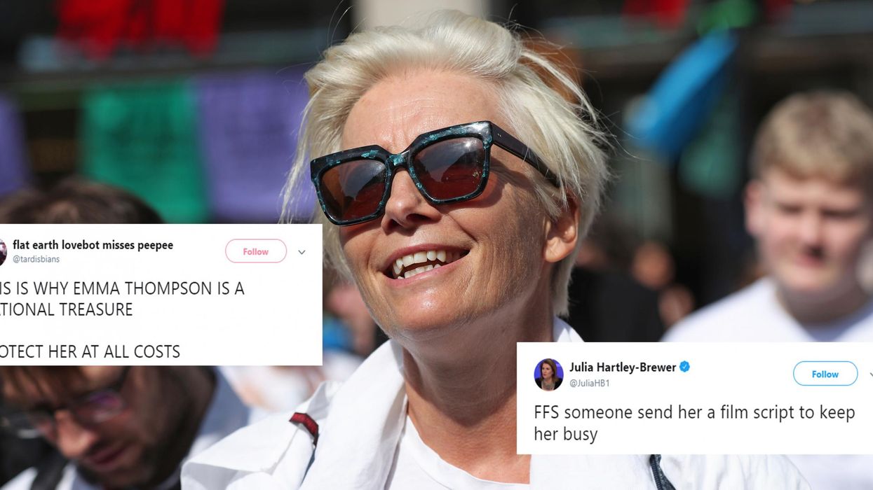 Extinction Rebellion: Emma Thompson flies to join climate change protest and people are divided