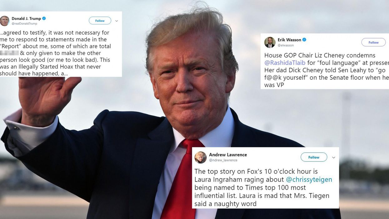 Trump tweeted that the Mueller report was 'total bulls**t' so here are six times Republican's have been offended by people swearing