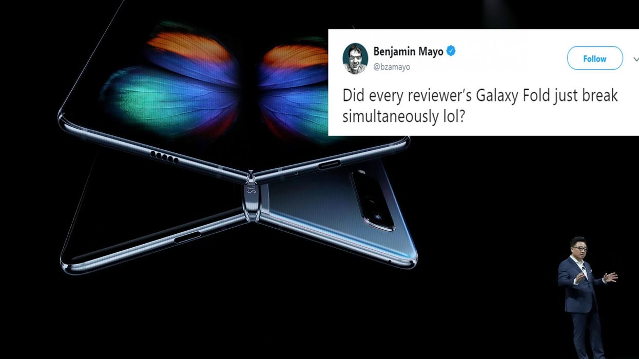 Samsung’s £1,800 foldable phone keeps breaking when people fold it
