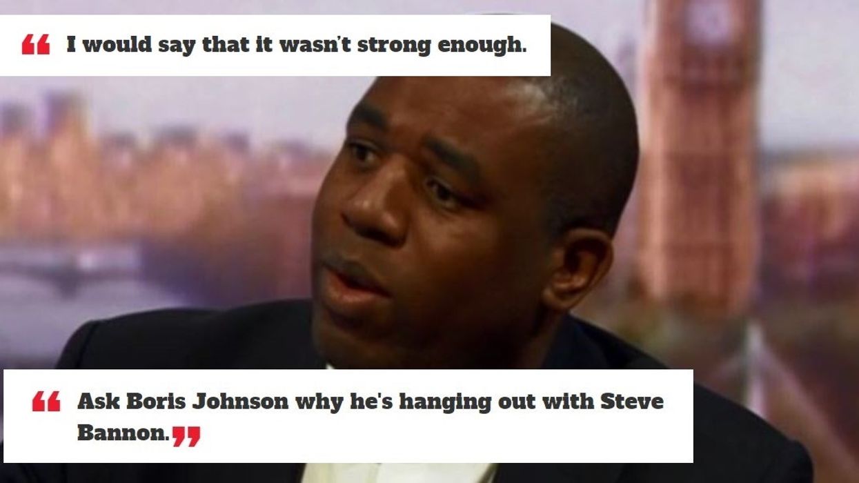 David Lammy defended comparing Brexiteer Tories to Nazis and people are divided