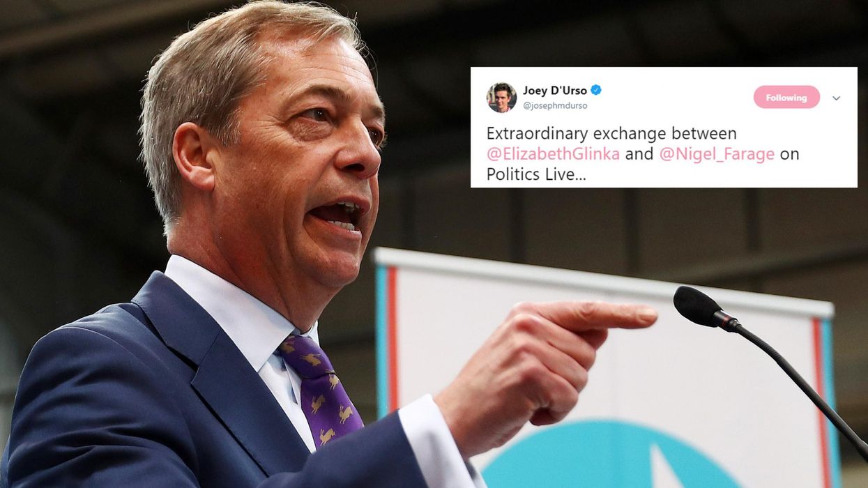 The Brexit Party: Nigel Farage gives toe-curlingly awkward response when asked about Aaron Banks