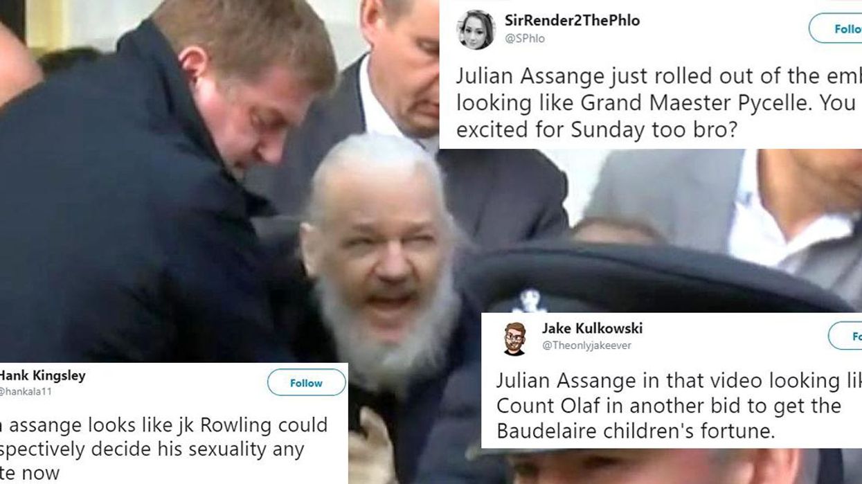 Julian Assange has been arrested and of course there are memes