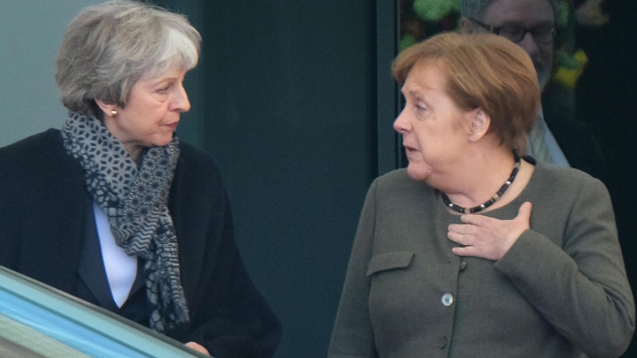 Theresa May and Angela Merkel's urgent Brexit meeting got off to an awkward start