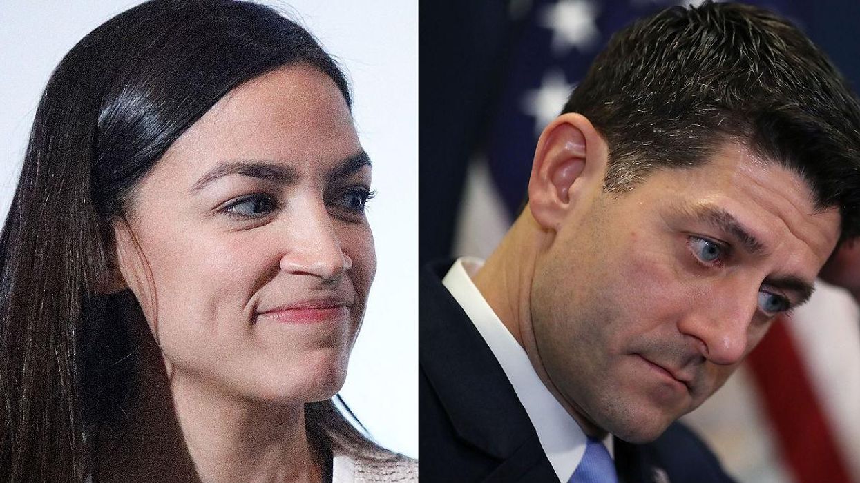 Paul Ryan tried to ‘mansplain’ Congress to Alexandria Ocasio-Cortez and it did not work at all