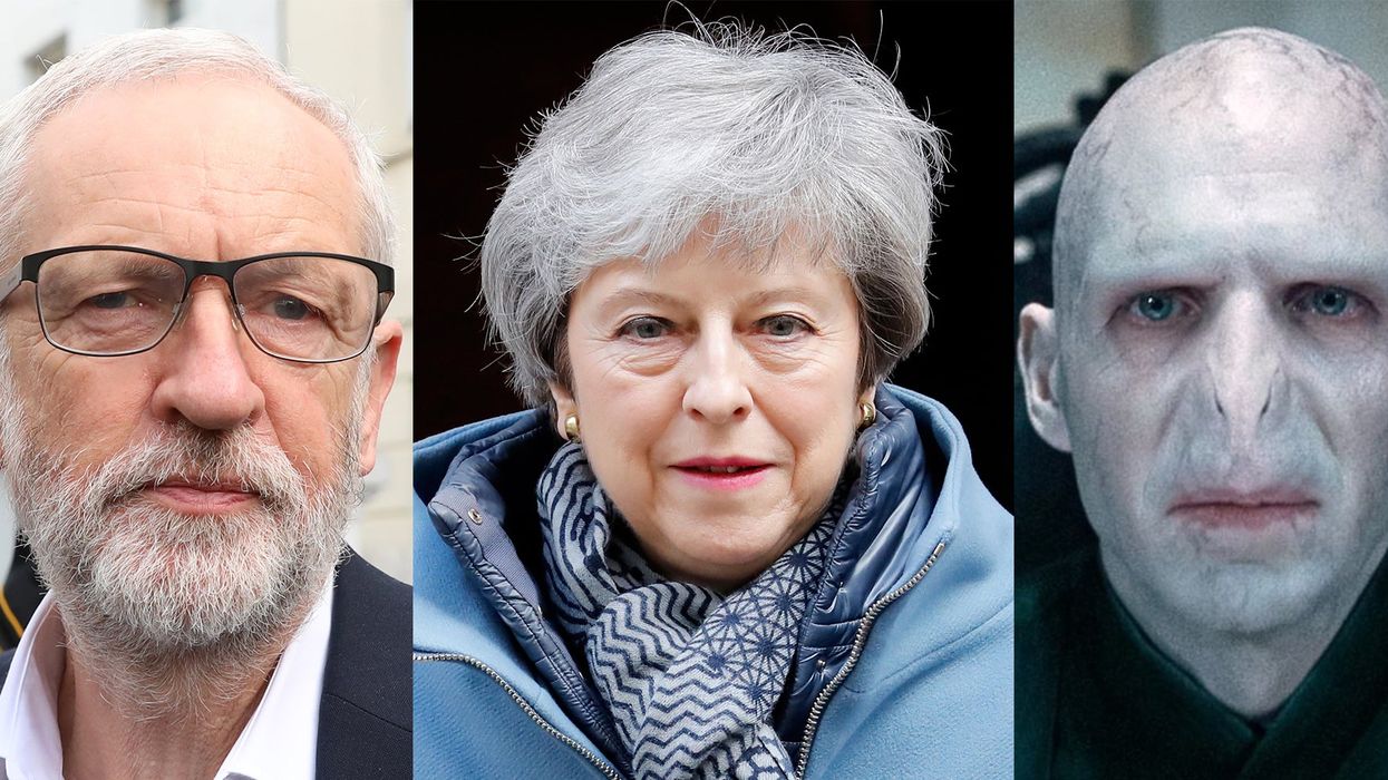 Tory source compares the party to Voldemort after Theresa May's meeting with Corbyn