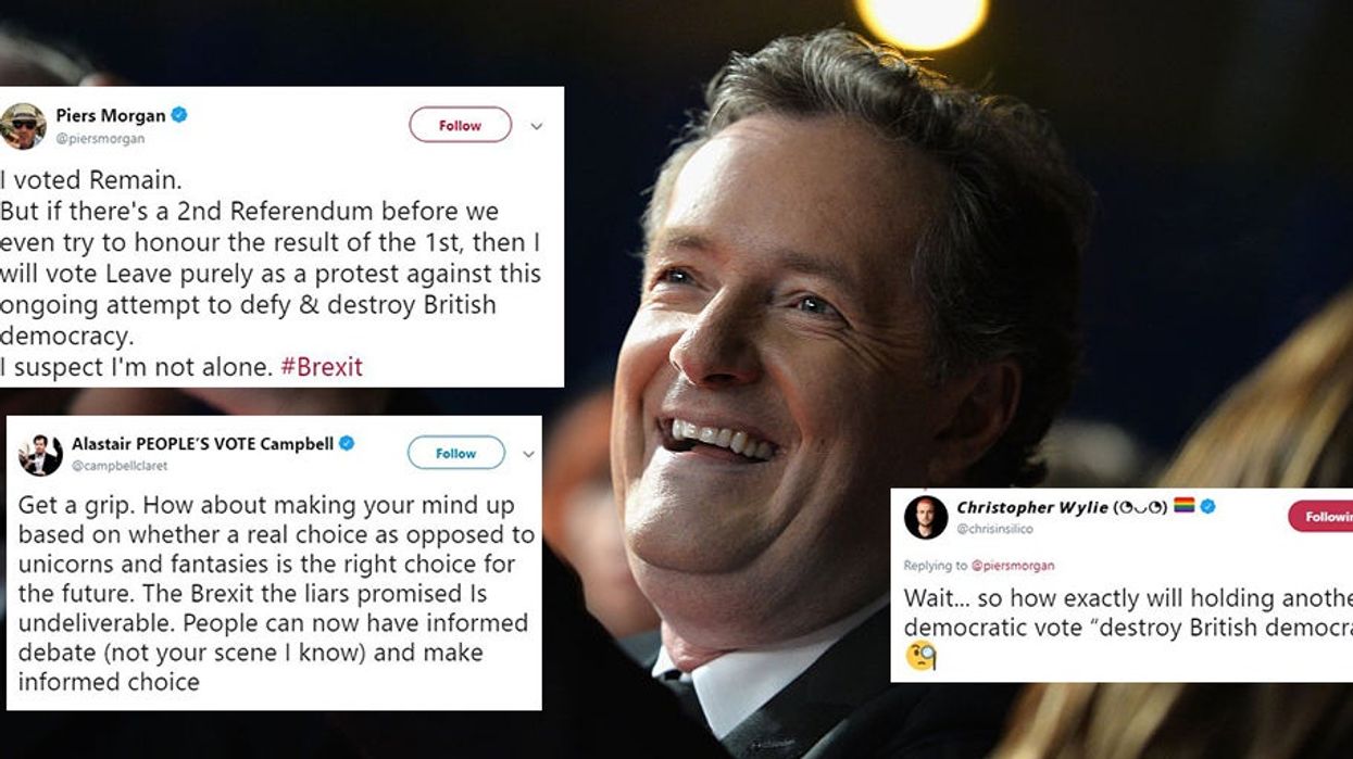 Brexit: Piers Morgan says he would vote to Leave in 'protest' if there is a second EU referendum