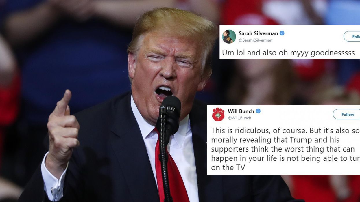 Trump claims to know 'a lot about wind' in bizarre anti-renewable energy rant during rally speech