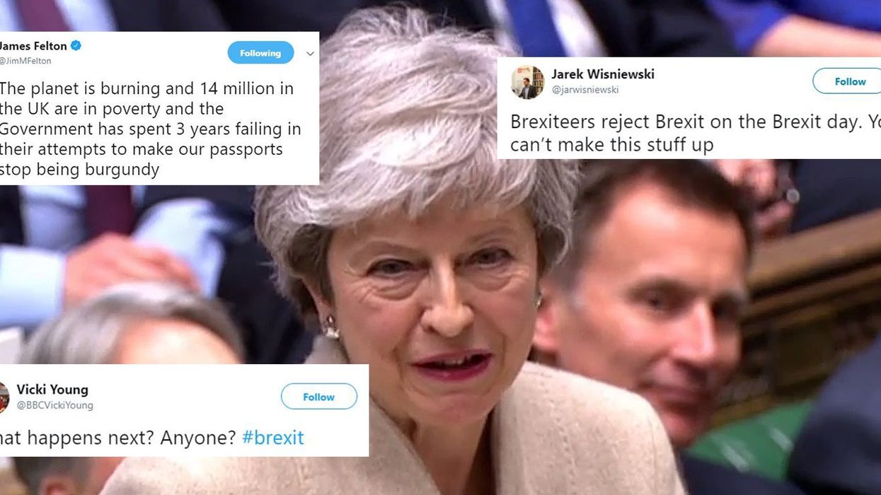 Brexit: 23 reactions to Theresa May's withdrawal deal being defeated for a third time