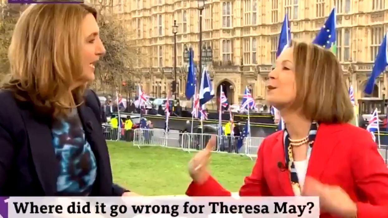 This video of Baroness Meyer denying that Theresa May is her 'personal friend' is painfully awkward