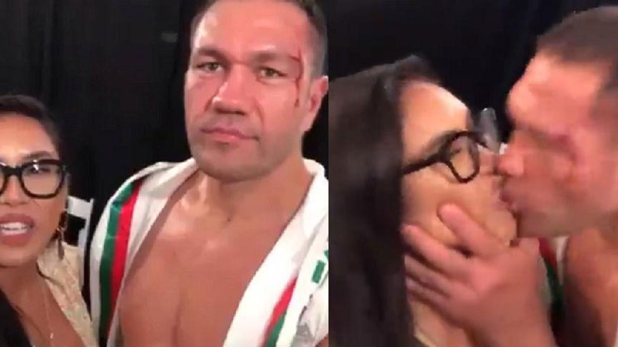 Kubrat Pulev: Boxer forces kiss on female TV reporter and refuses to apologise as they are ‘friends’