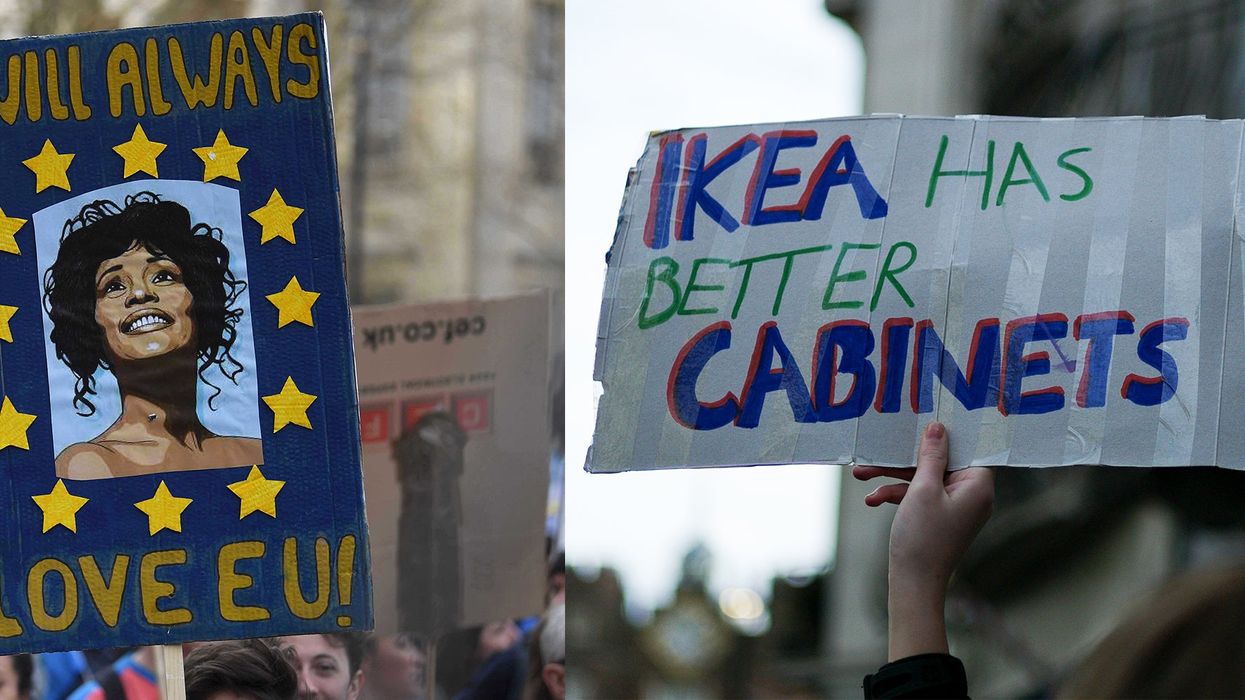 Brexit: 30 of the funniest signs from the Put it to the People march
