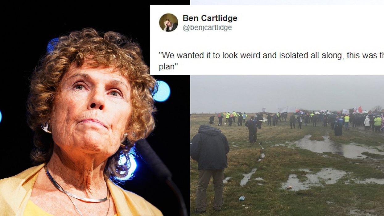 Kate Hoey mocked for saying Farage's 'March To Leave' was 'never planned to be a mass march'