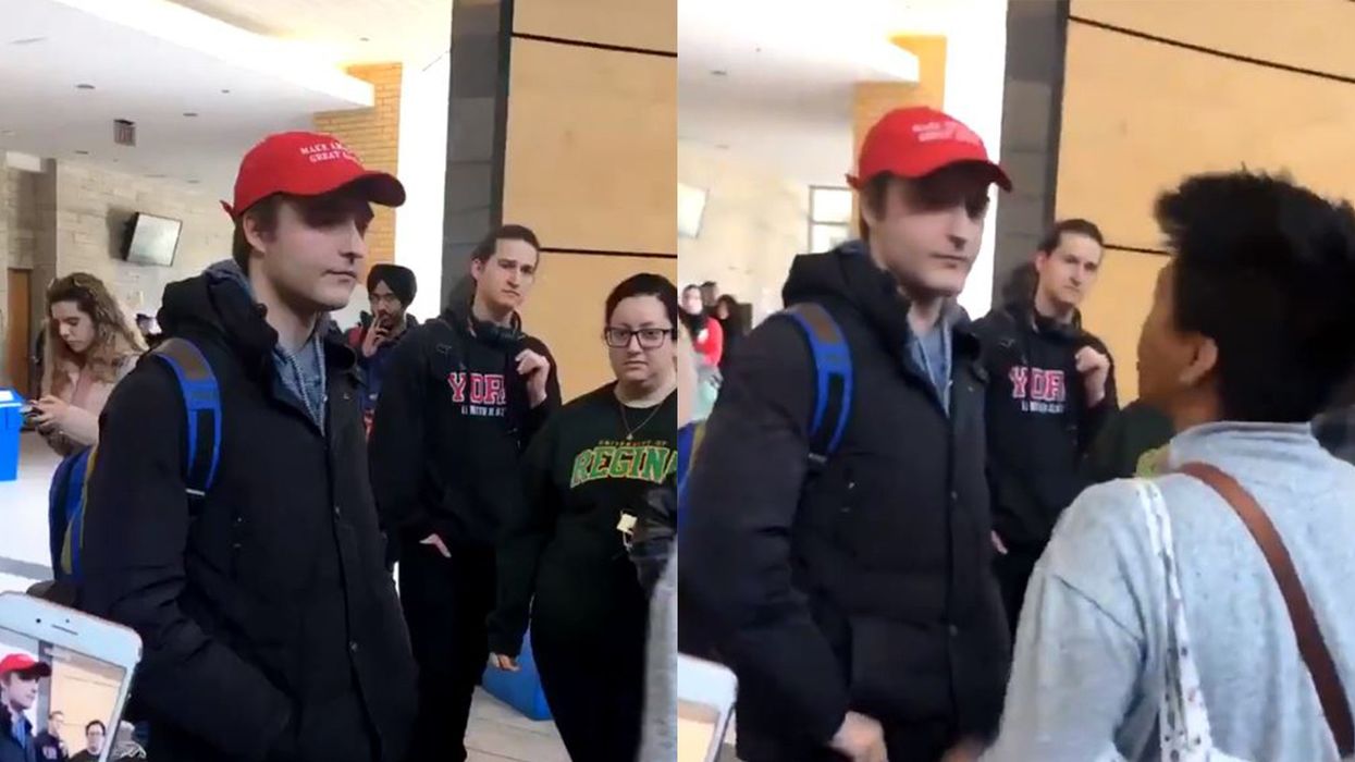 New Zealand mosque shooting: MAGA hat-wearing man ejected from vigil for victims of attack