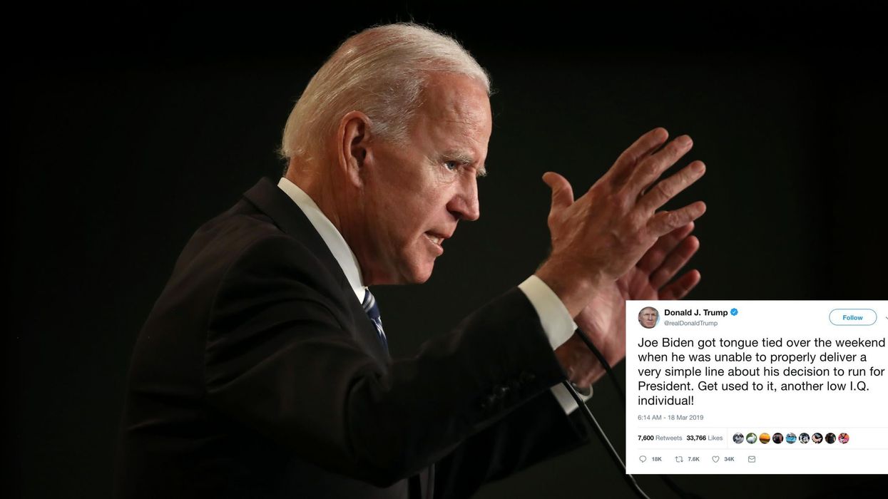 Joe Biden gave the biggest hint yet he'll be running for president and obviously Trump is furious