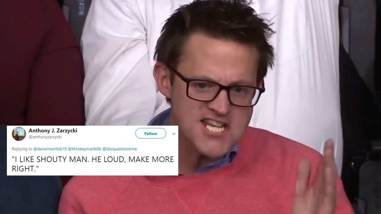 Everyone is mocking this ‘shouty’ man who says Remainers have ‘sheer arrogance’ on Question Time