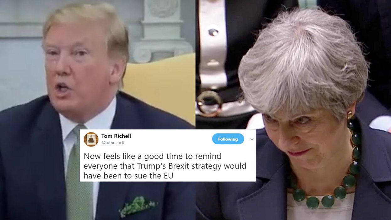 Trump says Brexit has gone badly because Theresa May ‘didn’t listen to him’ and everyone made the same point