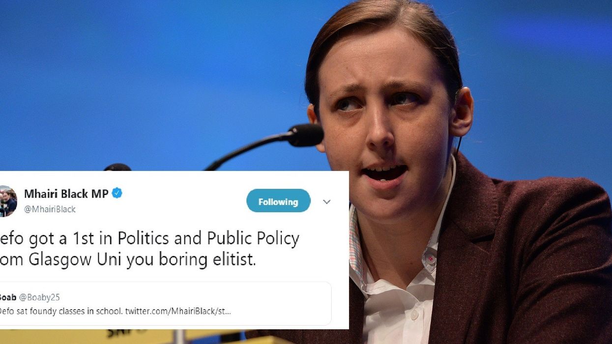 Mhairi Black had the perfect response to an 'elitist' troll who mocked her education