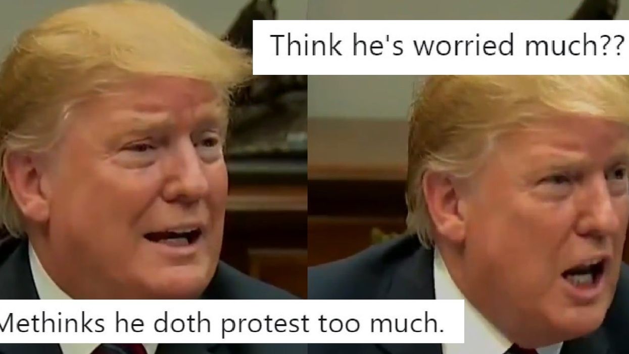 Donald Trump said 'no collusion' six times in just 79 seconds