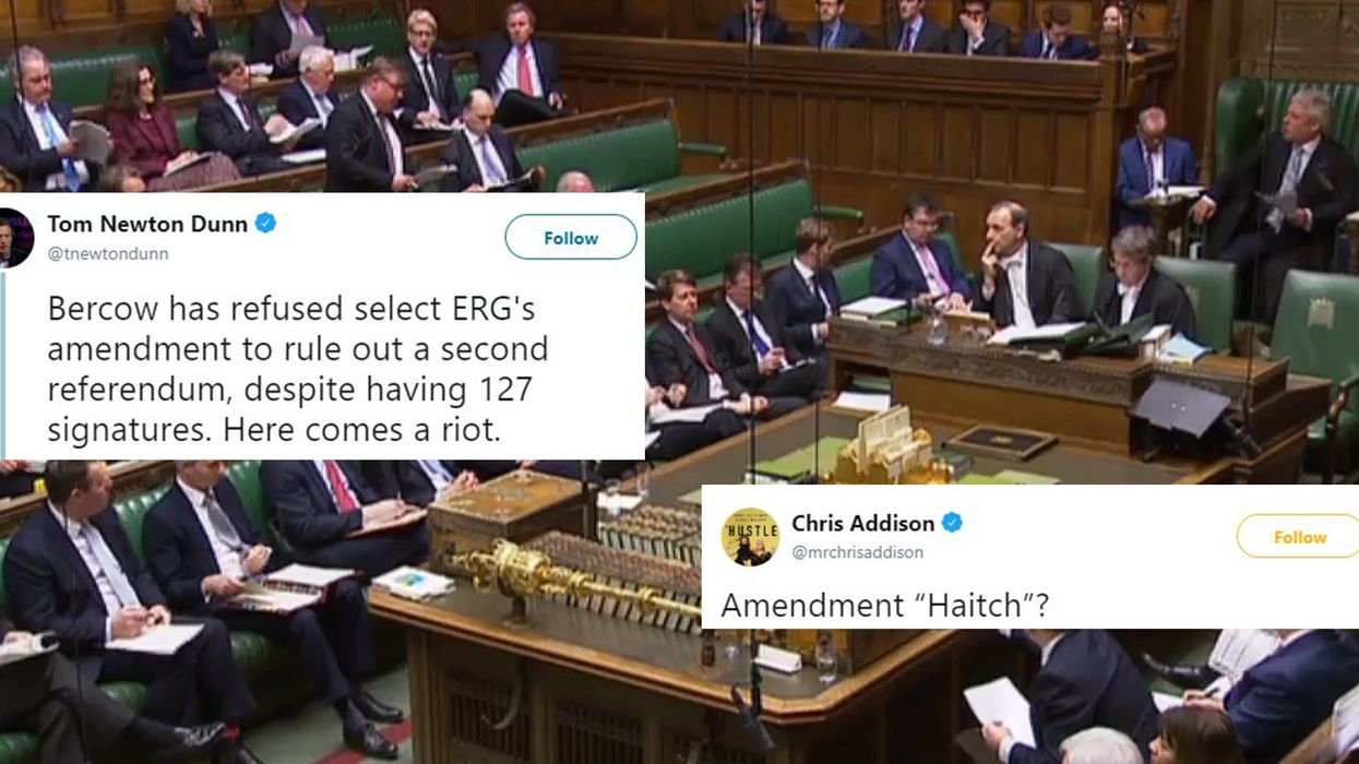 17 of the most viral reactions to MPs voting on a second Brexit referendum