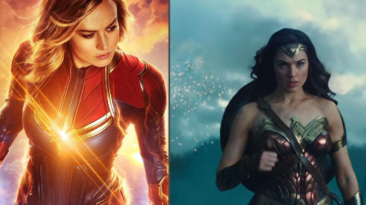 Gal Gadot didn't let the DC/Marvel rivalry get in the way of paying tribute to Brie Larson