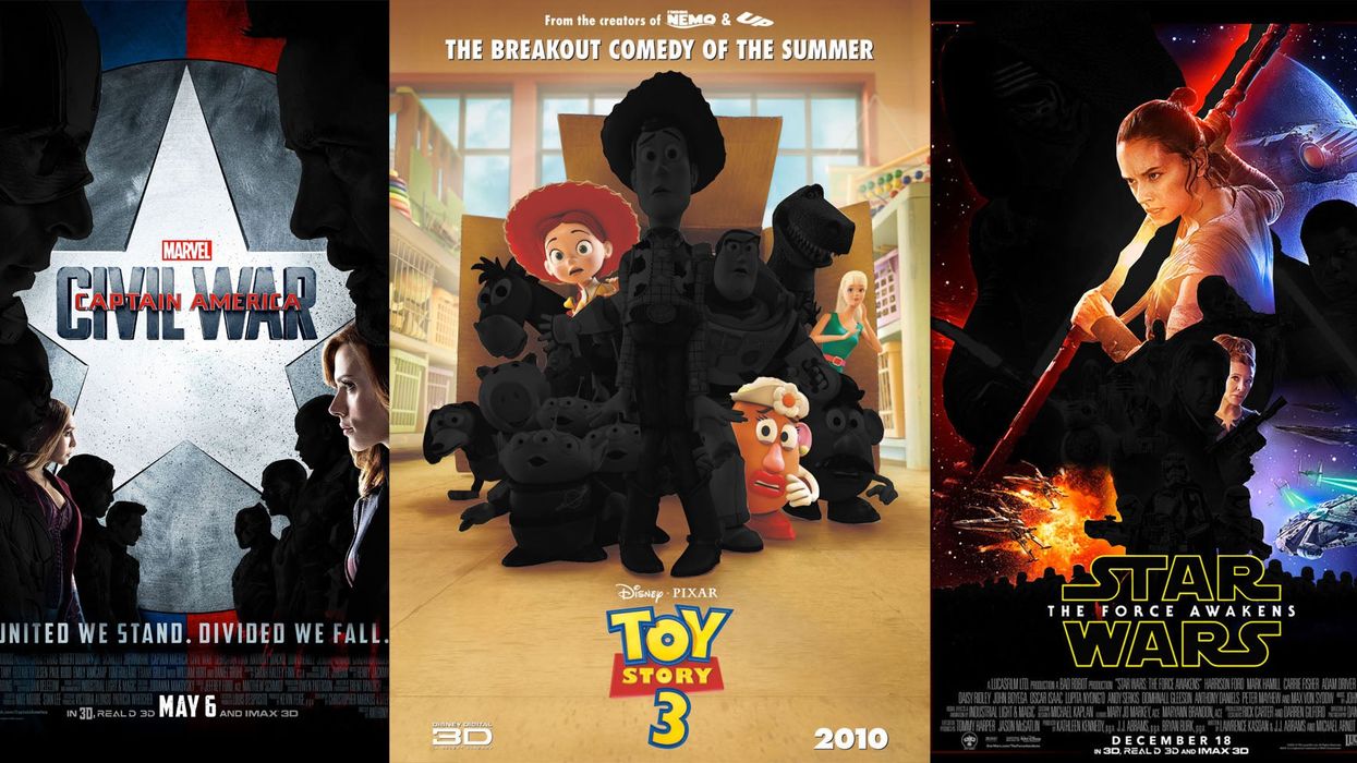 These iconic film posters photoshopped out men to make a fantastic point