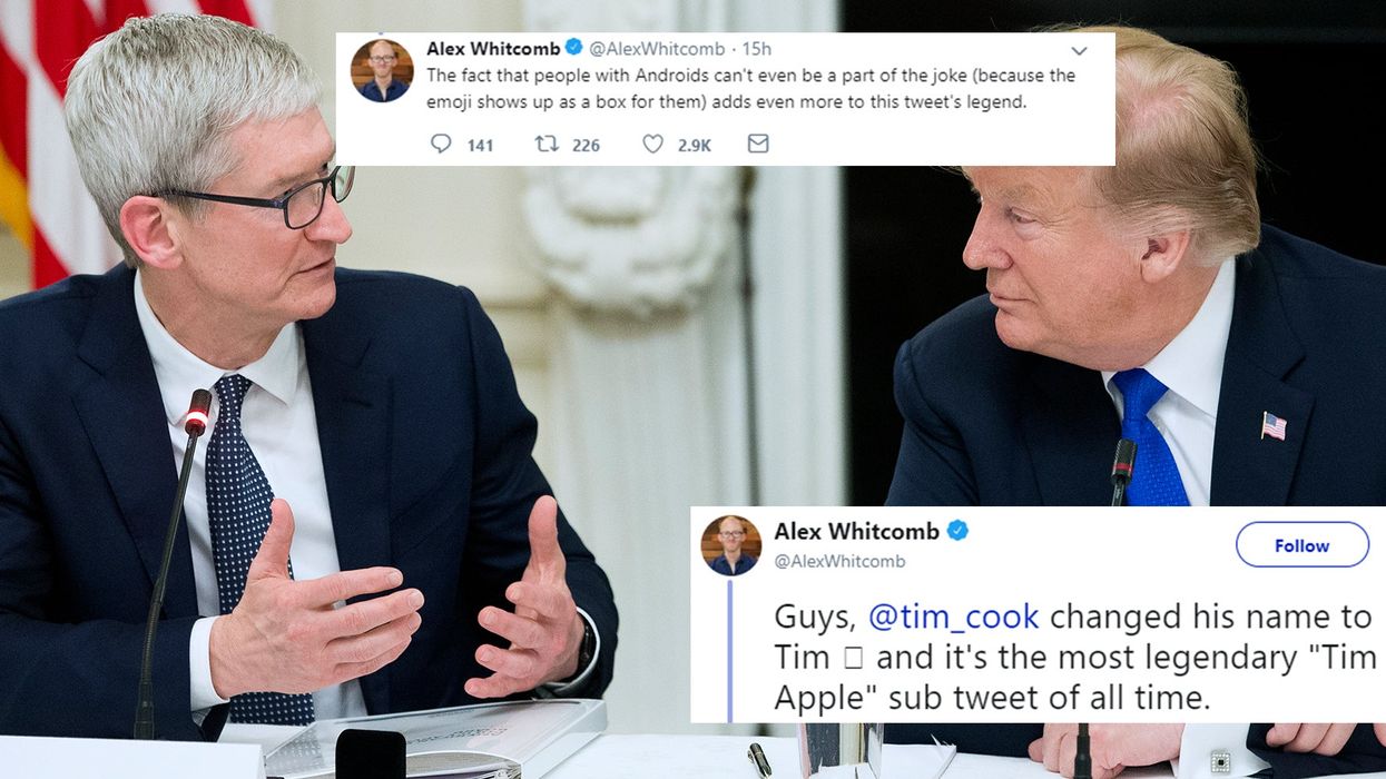 Tim Cook changes his name on Twitter to Tim Apple to mock Trump