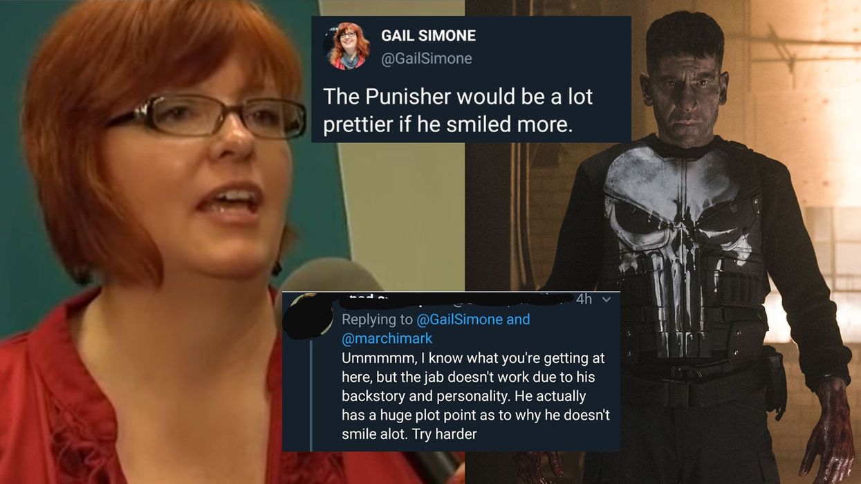 Guy gets schooled for mansplaining The Punisher to female writer who wrote character