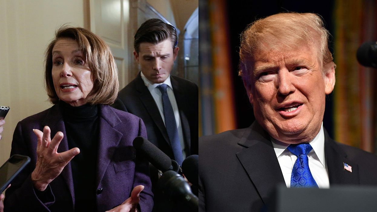 Nancy Pelosi throws a ton of shade on Trump after being asked if his letter to her was an act of retaliation