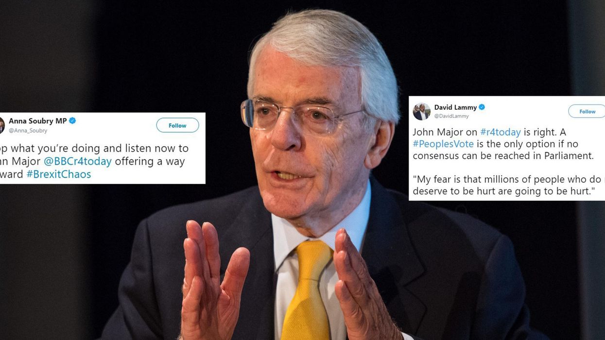 John Major offered Theresa May a way out of the 'Brexit chaos' and people agree with him