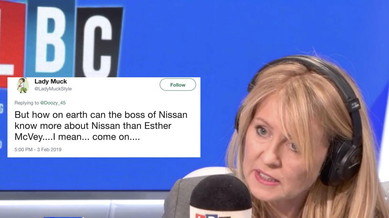 Esther McVey attempted to deny Nissan's withdrawal from UK is to do with Brexit, Nissan said it is